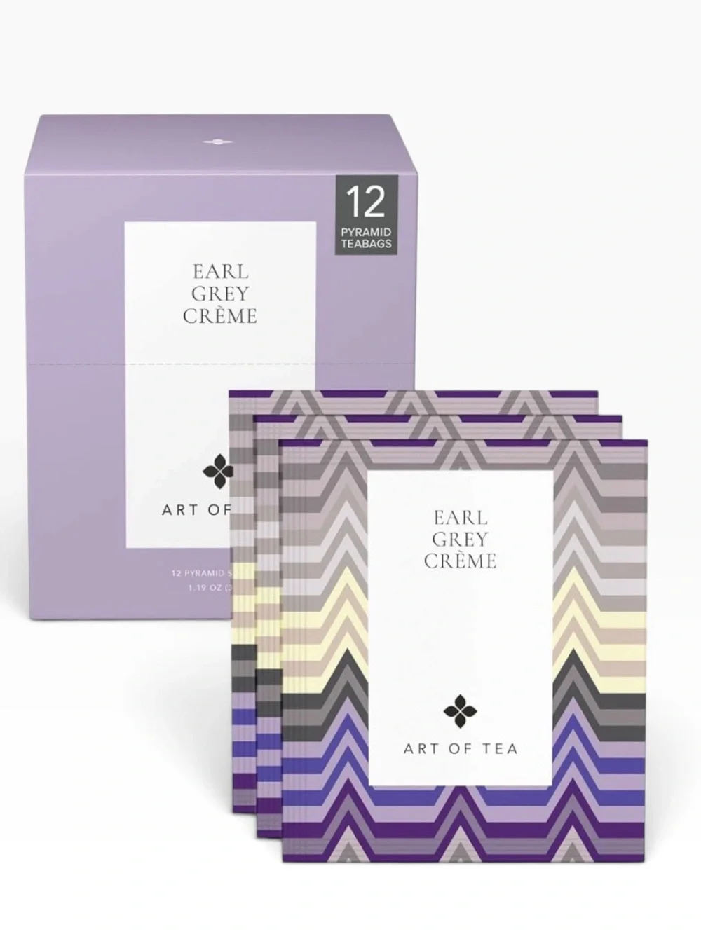 Art of Tea Earl Grey Creme Tea Bags Organic Black Tea Bergamot & French Vanilla